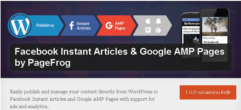 Wordpress Facebook Instant Articles &amp;amp; Google AMP Pages Eklentisi